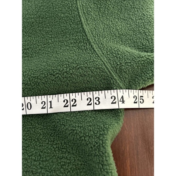 Vintage New York Jets Fleece Pullover Size L The Edge India Y2K NFL V Neck Green - Picture 5 of 7